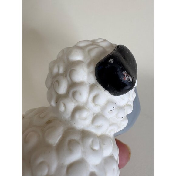 Vintage FisherPrice 1997 Sheep Lamb Toy Replacement Figure Farm Nativity US WEAR - Picture 8 of 13